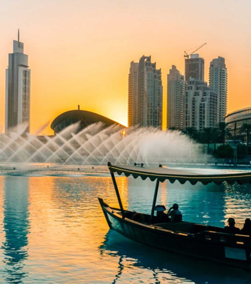 Dubai Fountain Show and Lake Ride