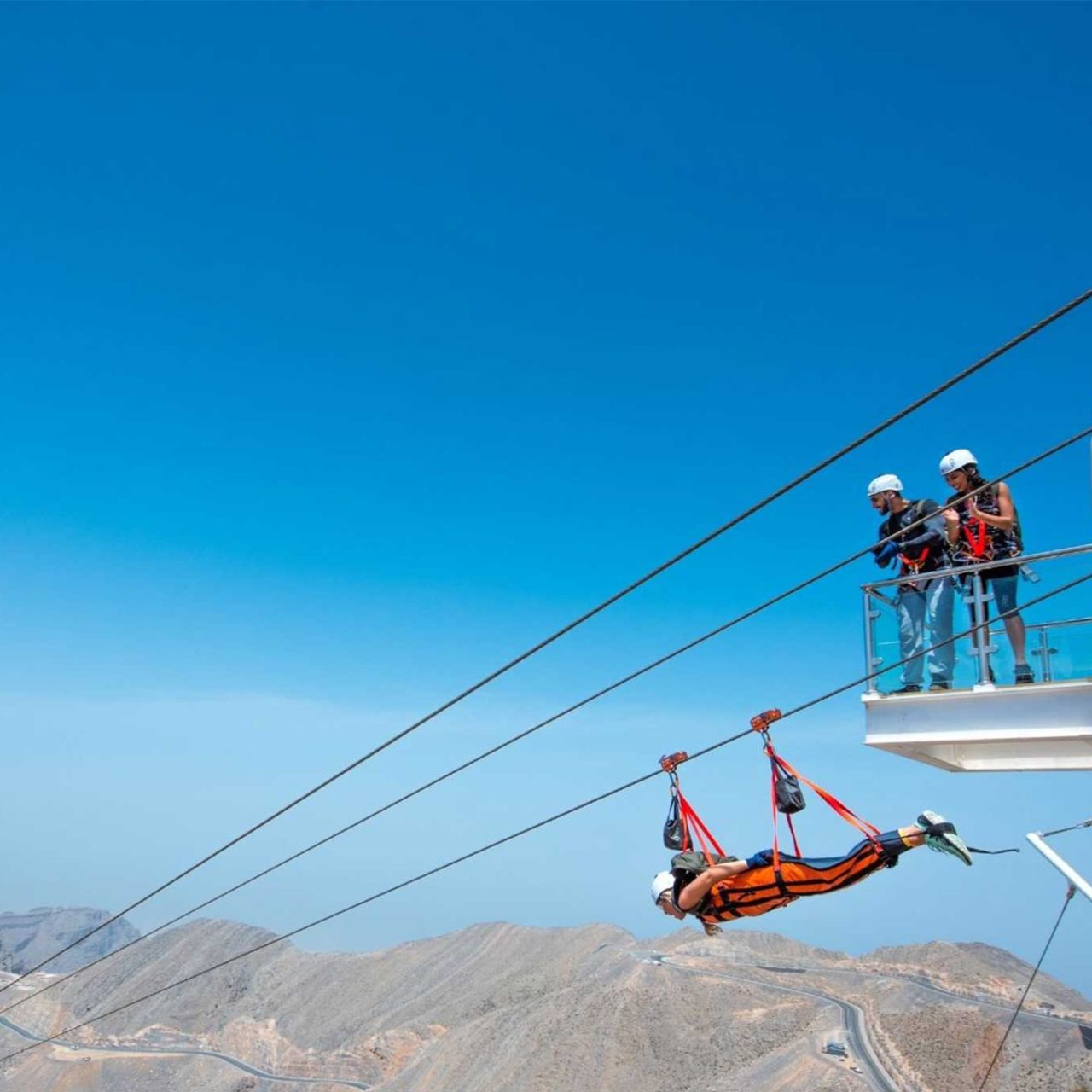 Jebel Jais Zipline from Dubai