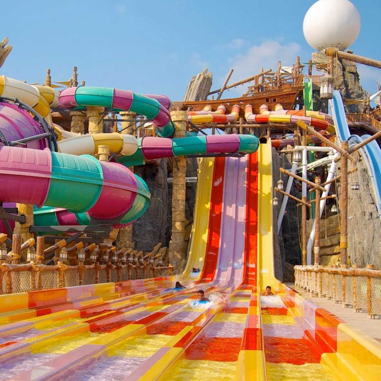 Yas water world from Dubai