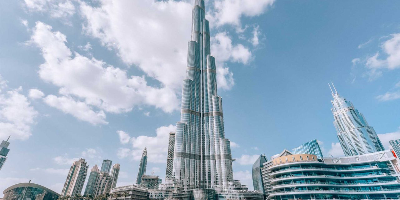 Burj Khalifa With The Roof Top Meal From Abu Dhabi