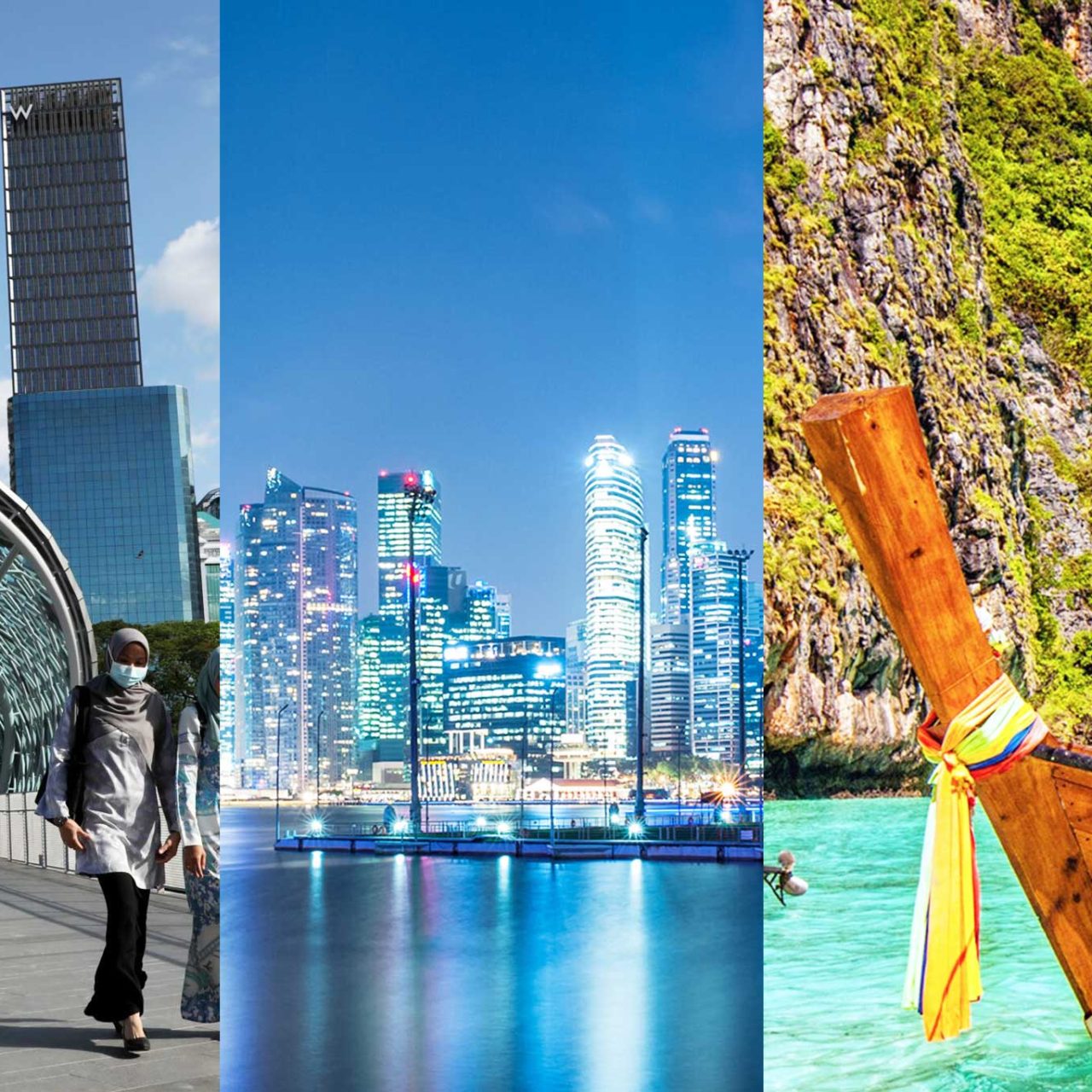 Thailand, Malaysia, Singapore - COMBO