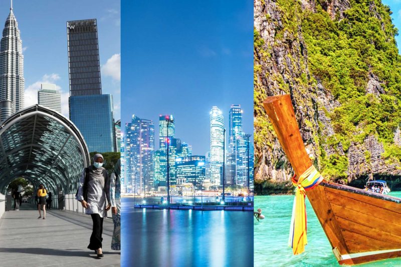 Thailand, Malaysia, Singapore - COMBO