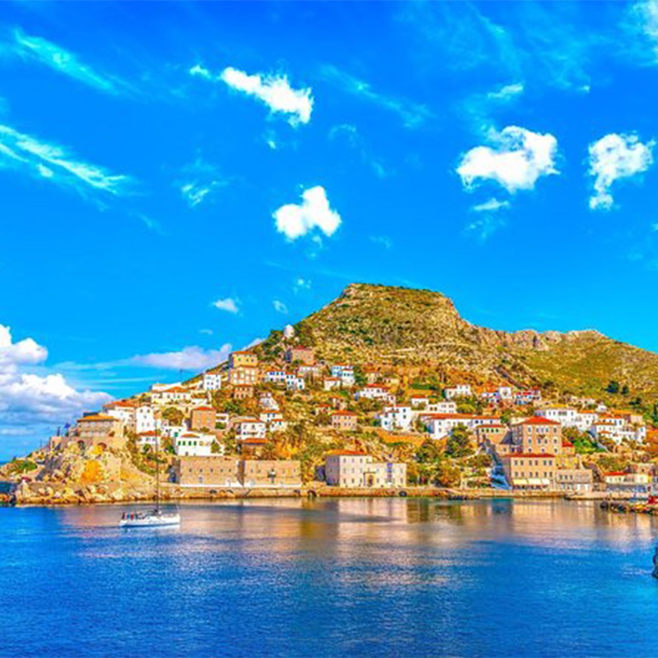One Day Cruise, Hydra-Poros-Aegina Islands including lunch on board